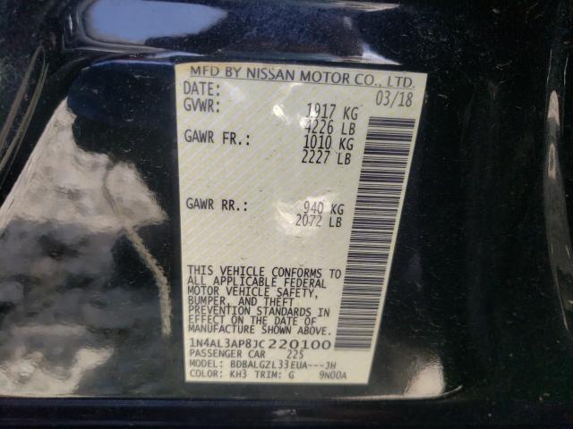 Photo 9 VIN: 1N4AL3AP8JC220100 - NISSAN ALTIMA 2.5 