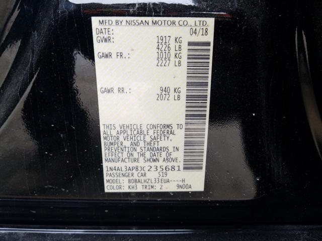 Photo 9 VIN: 1N4AL3AP8JC235681 - NISSAN ALTIMA 2.5 