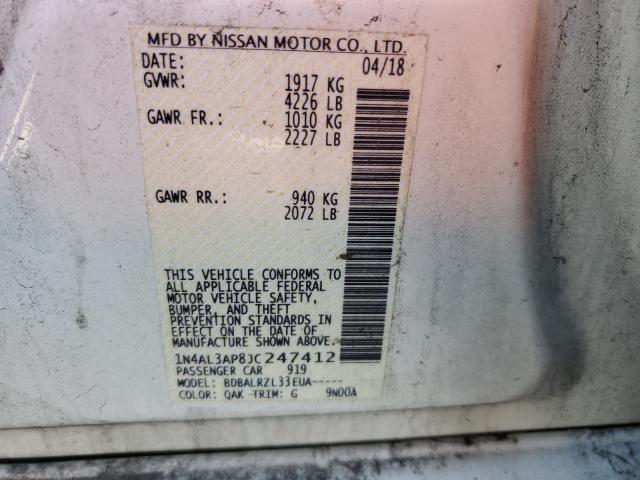 Photo 9 VIN: 1N4AL3AP8JC247412 - NISSAN ALTIMA 2.5 