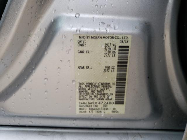 Photo 9 VIN: 1N4AL3AP8JC472400 - NISSAN ALTIMA 2.5 