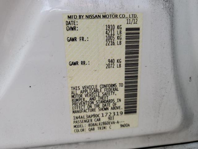 Photo 11 VIN: 1N4AL3AP9DC172319 - NISSAN ALTIMA 