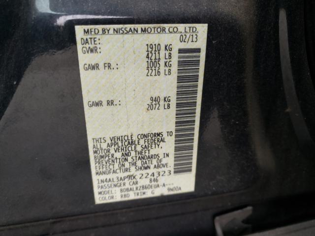 Photo 9 VIN: 1N4AL3AP9DC224323 - NISSAN ALTIMA 2.5 