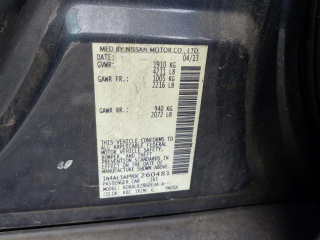 Photo 9 VIN: 1N4AL3AP9DC260481 - NISSAN ALTIMA 2.5 