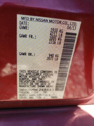 Photo 11 VIN: 1N4AL3AP9DC268645 - NISSAN ALTIMA 