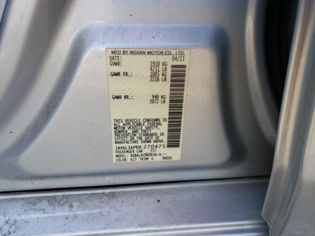 Photo 9 VIN: 1N4AL3AP9DC270475 - NISSAN ALTIMA 