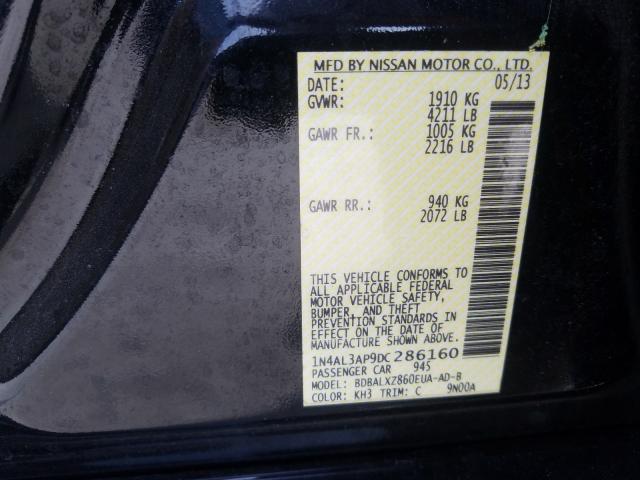 Photo 9 VIN: 1N4AL3AP9DC286160 - NISSAN ALTIMA 2.5 