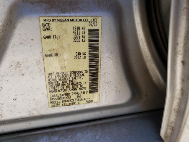 Photo 9 VIN: 1N4AL3AP9DC296767 - NISSAN ALTIMA 2.5 