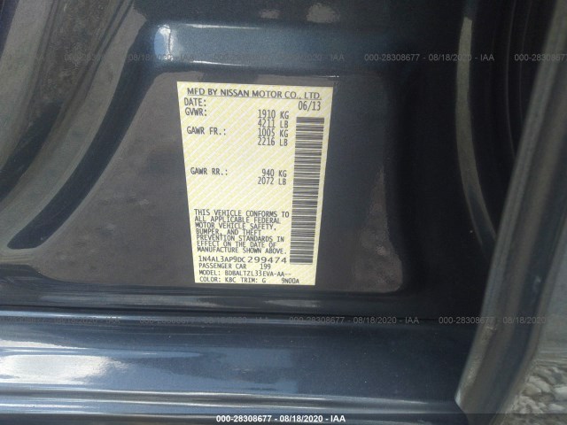 Photo 8 VIN: 1N4AL3AP9DC299474 - NISSAN ALTIMA 