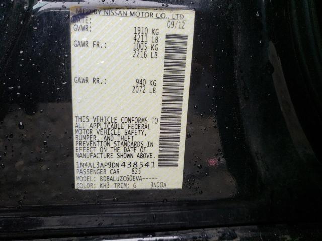 Photo 9 VIN: 1N4AL3AP9DN438541 - NISSAN ALTIMA 2.5 