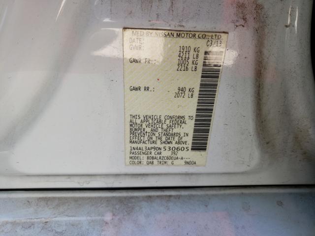 Photo 9 VIN: 1N4AL3AP9DN530605 - NISSAN ALTIMA 2.5 