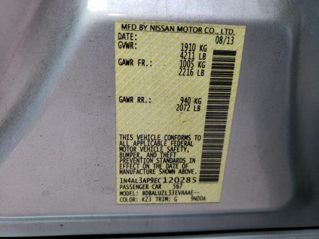 Photo 9 VIN: 1N4AL3AP9EC120285 - NISSAN ALTIMA 2.5 