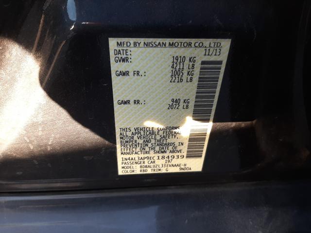 Photo 9 VIN: 1N4AL3AP9EC184939 - NISSAN ALTIMA 2.5 