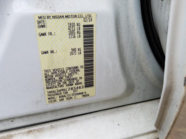 Photo 9 VIN: 1N4AL3AP9EC285463 - NISSAN ALTIMA 2.5 