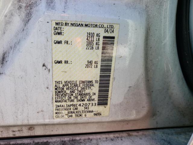 Photo 9 VIN: 1N4AL3AP9EC420733 - NISSAN ALTIMA 2.5 