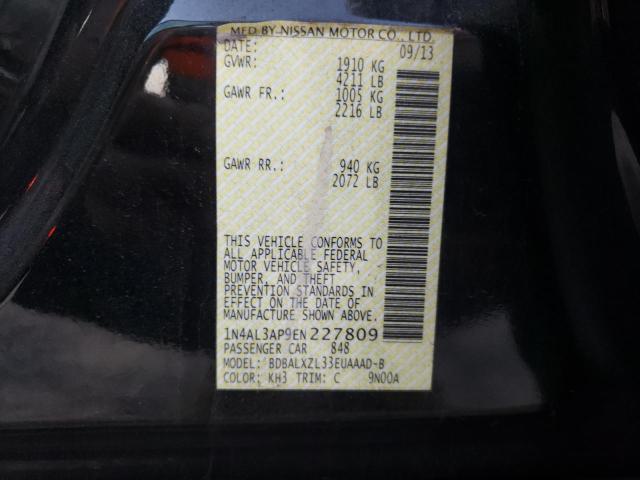 Photo 9 VIN: 1N4AL3AP9EN227809 - NISSAN ALTIMA 2.5 