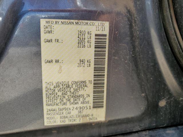 Photo 9 VIN: 1N4AL3AP9EN249051 - NISSAN ALTIMA 2.5 