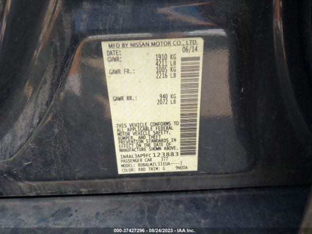 Photo 8 VIN: 1N4AL3AP9FC123883 - NISSAN ALTIMA 