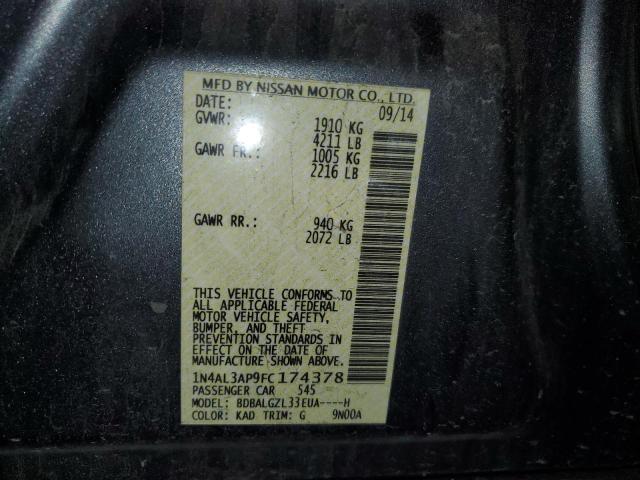 Photo 11 VIN: 1N4AL3AP9FC174378 - NISSAN ALTIMA 2.5 