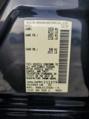 Photo 11 VIN: 1N4AL3AP9FC215379 - NISSAN ALTIMA 