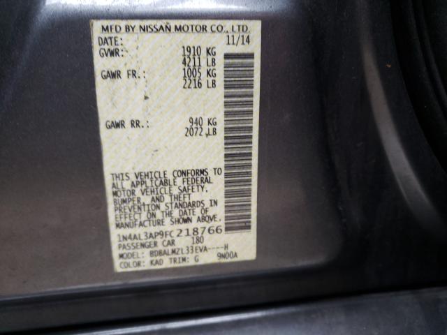 Photo 9 VIN: 1N4AL3AP9FC218766 - NISSAN ALTIMA 2.5 