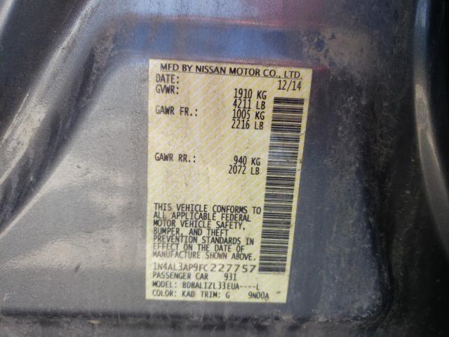 Photo 9 VIN: 1N4AL3AP9FC227757 - NISSAN ALTIMA 2.5 