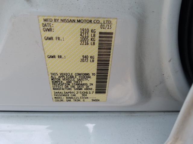 Photo 9 VIN: 1N4AL3AP9FC250617 - NISSAN ALTIMA 2.5 