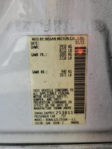 Photo 11 VIN: 1N4AL3AP9FC253811 - NISSAN ALTIMA 2.5 