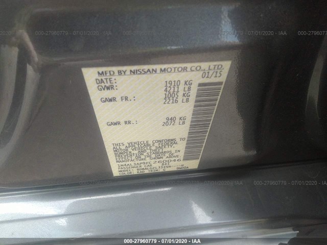 Photo 8 VIN: 1N4AL3AP9FC260046 - NISSAN ALTIMA 