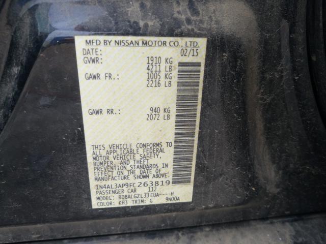 Photo 9 VIN: 1N4AL3AP9FC263819 - NISSAN ALTIMA 2.5 