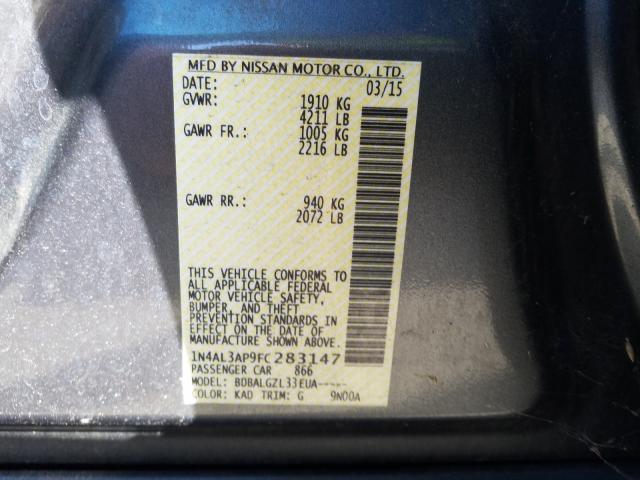 Photo 9 VIN: 1N4AL3AP9FC283147 - NISSAN ALTIMA 