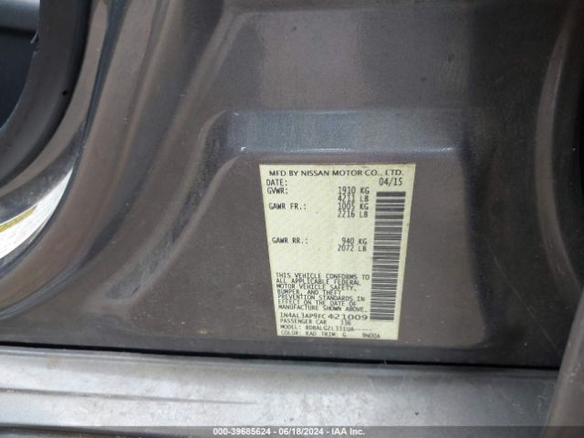 Photo 8 VIN: 1N4AL3AP9FC421009 - NISSAN ALTIMA 