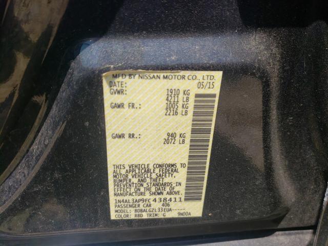 Photo 9 VIN: 1N4AL3AP9FC438411 - NISSAN ALTIMA 2.5 