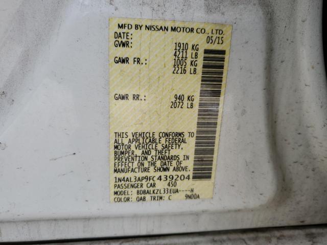 Photo 11 VIN: 1N4AL3AP9FC439204 - NISSAN ALTIMA 