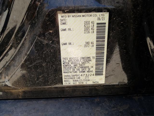 Photo 9 VIN: 1N4AL3AP9FC473224 - NISSAN ALTIMA 2.5 