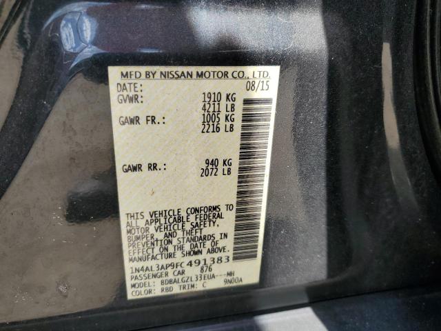 Photo 12 VIN: 1N4AL3AP9FC491383 - NISSAN ALTIMA 2.5 