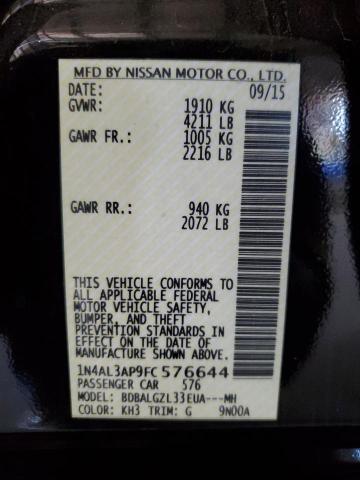 Photo 11 VIN: 1N4AL3AP9FC576644 - NISSAN ALTIMA 