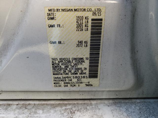 Photo 9 VIN: 1N4AL3AP9FC580385 - NISSAN ALTIMA 