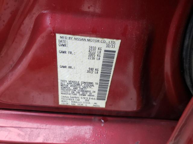 Photo 11 VIN: 1N4AL3AP9FC593346 - NISSAN ALTIMA 2.5 