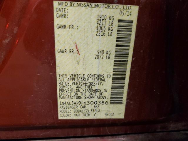 Photo 11 VIN: 1N4AL3AP9FN300386 - NISSAN ALTIMA 