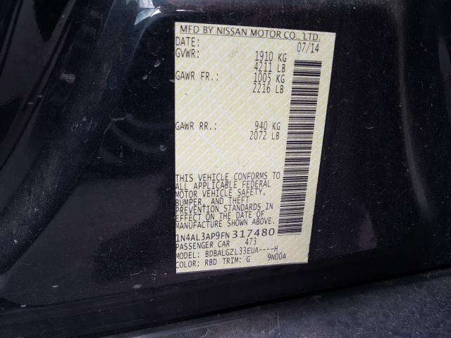 Photo 9 VIN: 1N4AL3AP9FN317480 - NISSAN ALTIMA 2.5 