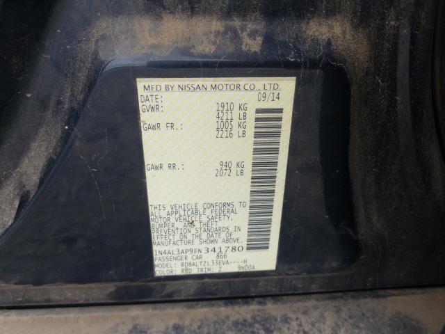 Photo 9 VIN: 1N4AL3AP9FN341780 - NISSAN ALTIMA 2.5 