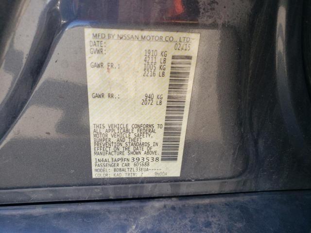 Photo 11 VIN: 1N4AL3AP9FN393538 - NISSAN ALTIMA 