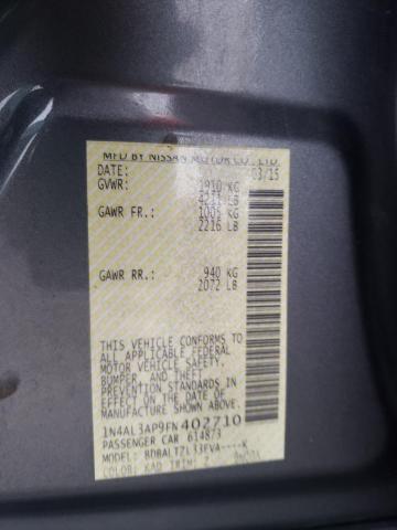 Photo 11 VIN: 1N4AL3AP9FN402710 - NISSAN ALTIMA 2.5 