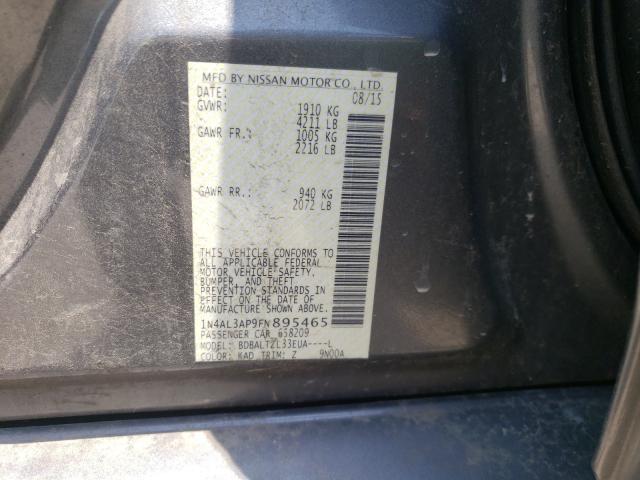 Photo 9 VIN: 1N4AL3AP9FN895465 - NISSAN ALTIMA 2.5 