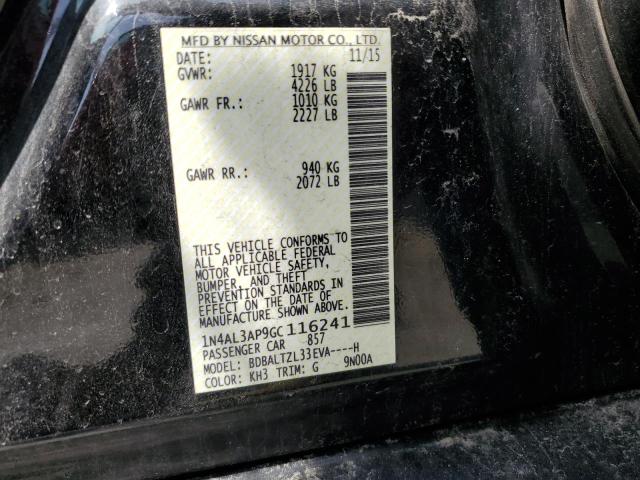 Photo 12 VIN: 1N4AL3AP9GC116241 - NISSAN ALTIMA 