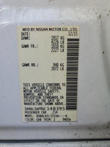 Photo 11 VIN: 1N4AL3AP9GC148395 - NISSAN ALTIMA 