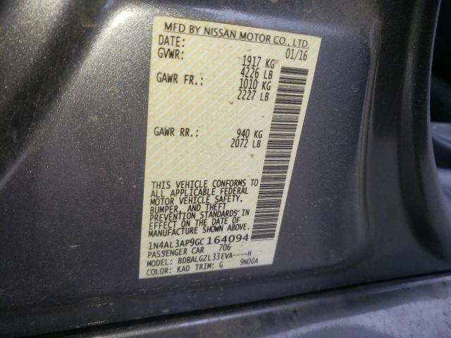 Photo 12 VIN: 1N4AL3AP9GC164094 - NISSAN ALTIMA 2.5 