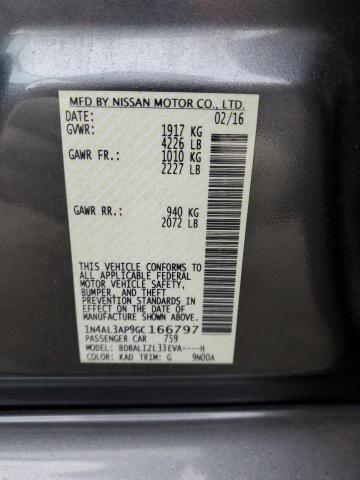 Photo 11 VIN: 1N4AL3AP9GC166797 - NISSAN ALTIMA 2.5 