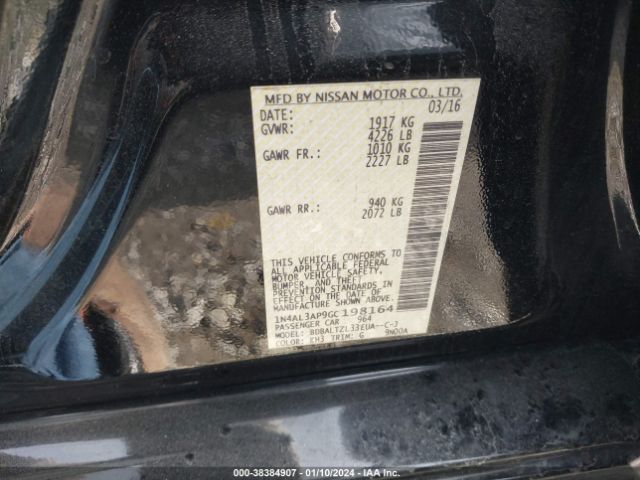 Photo 8 VIN: 1N4AL3AP9GC198164 - NISSAN ALTIMA 