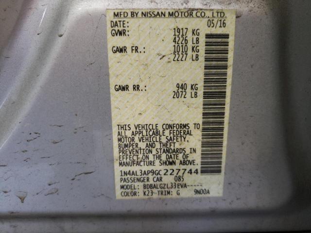 Photo 11 VIN: 1N4AL3AP9GC227744 - NISSAN ALTIMA 2.5 